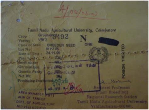 nucleus seed tag colour|TNAU Agritech Portal :: Seed Technology.